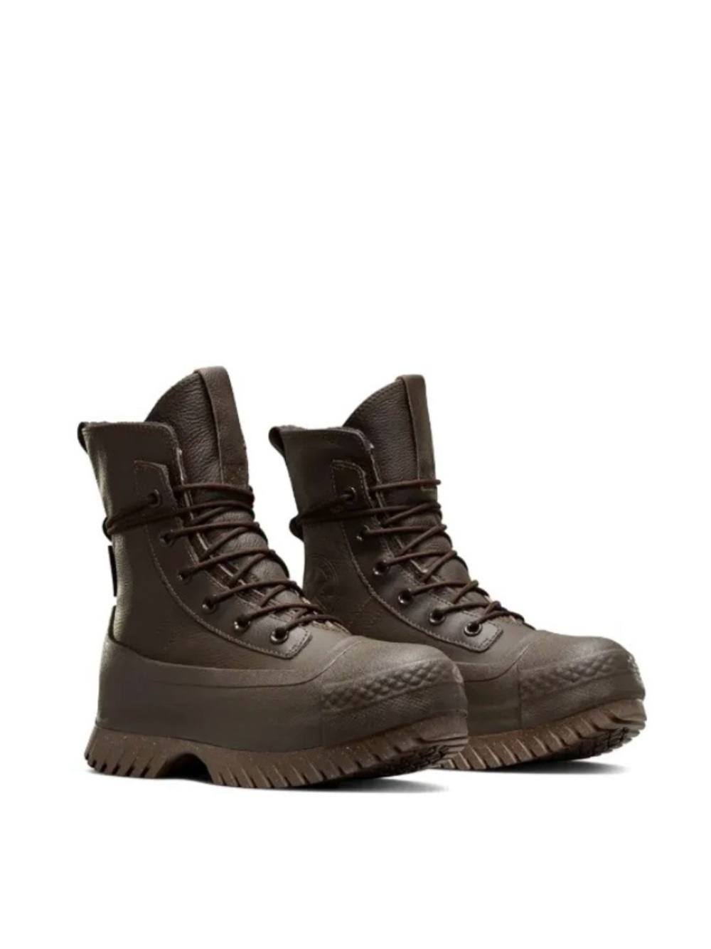 Converse Women's/Boys High-Top Utility Boot in Dark Brown - Picture 2 of 16